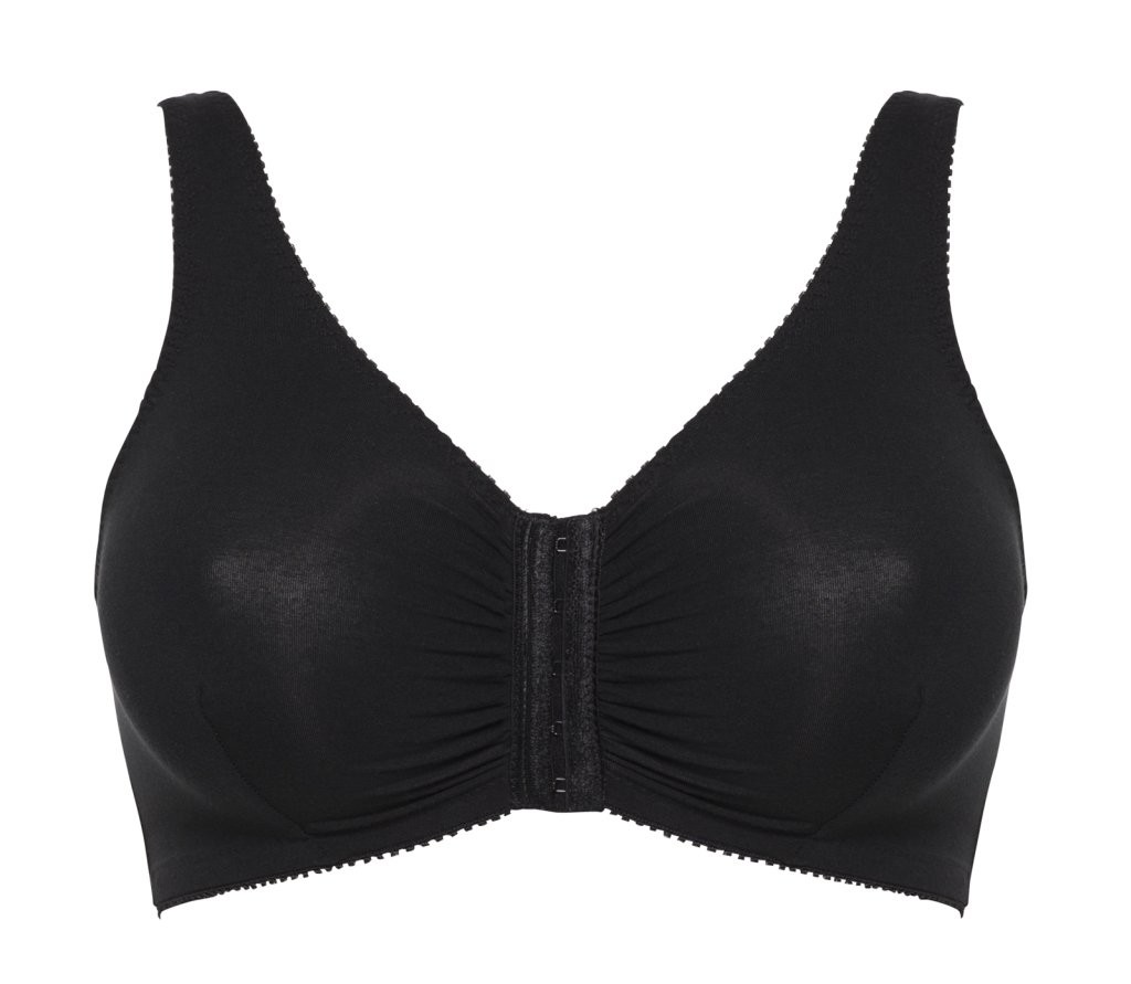 Ulla Lingerie féminine BH ohne Bügel (Schlaf-BH) ohne Bügel 1263 schwarz