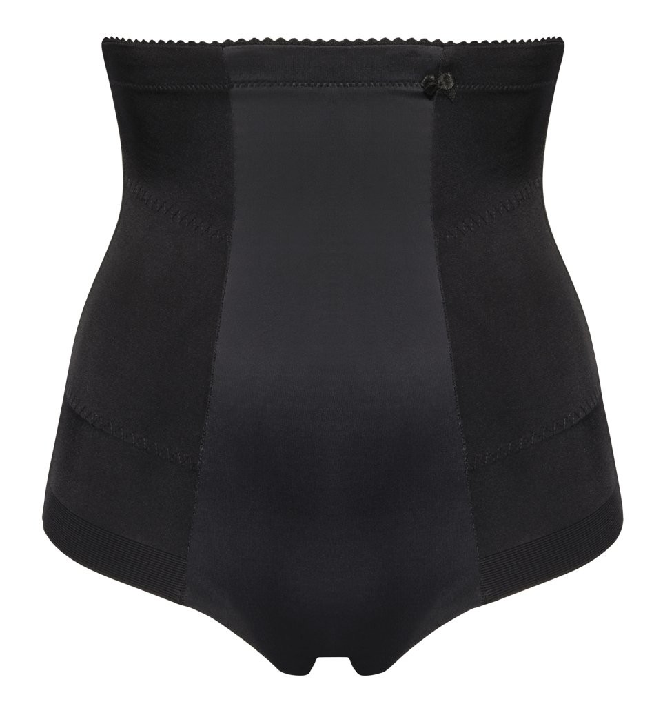 Ulla Lingerie féminine Hohe Miederhose Yara mit Hakenverschluss im Schritt 3715 schwarz