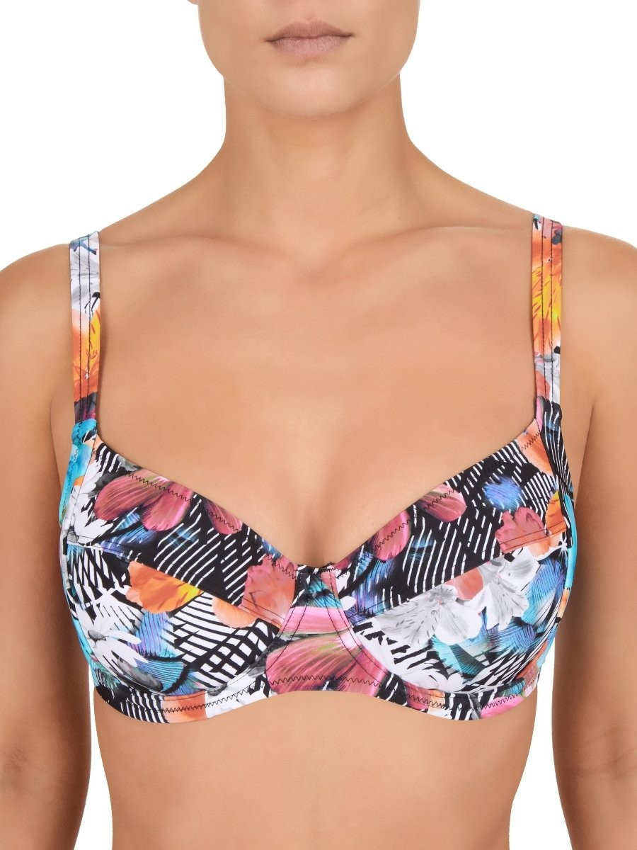 Felina Bikini Top mit Bügel 5256296 Modern Flower black tropic