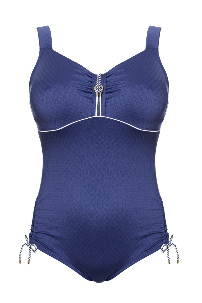 Ulla Lingerie féminine Badeanzug Portofino Cup B-K mit Bügel 9711 marine