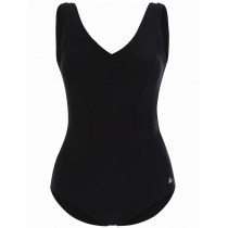 Felina Badeanzug mit Schale V-Ausschnitt 5202201 Basic Line solid black